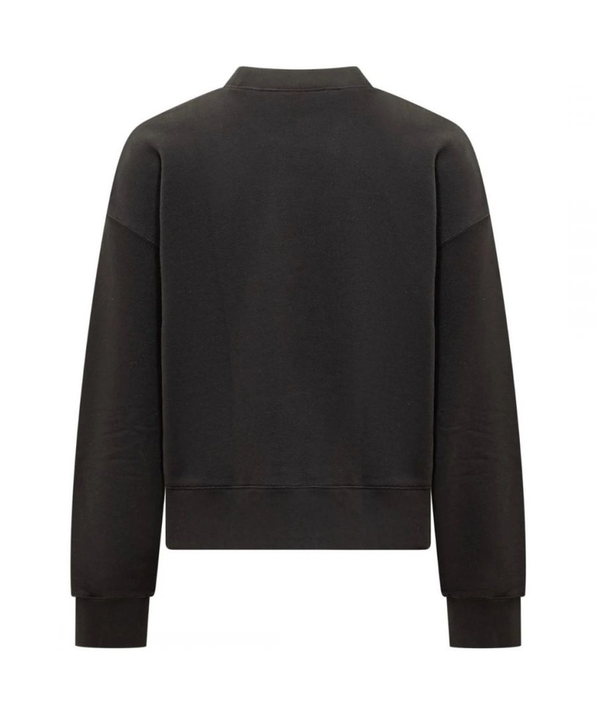 Palm Angels Mens All Roads Lead to Black Sweatshirt Textile - Size 2XL